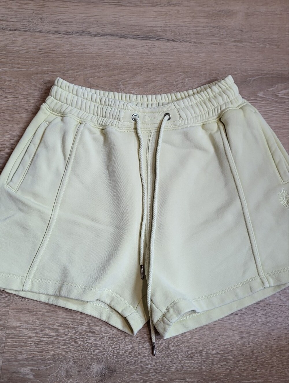 Free People FP Movement Yellow Sprint to the Finish Sweats Shorts S
